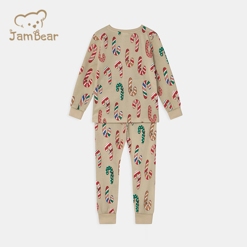 100% Organic cotton Christmas kids pajamas eco friendly christmas pyjamas kids sustainable children pyjamas