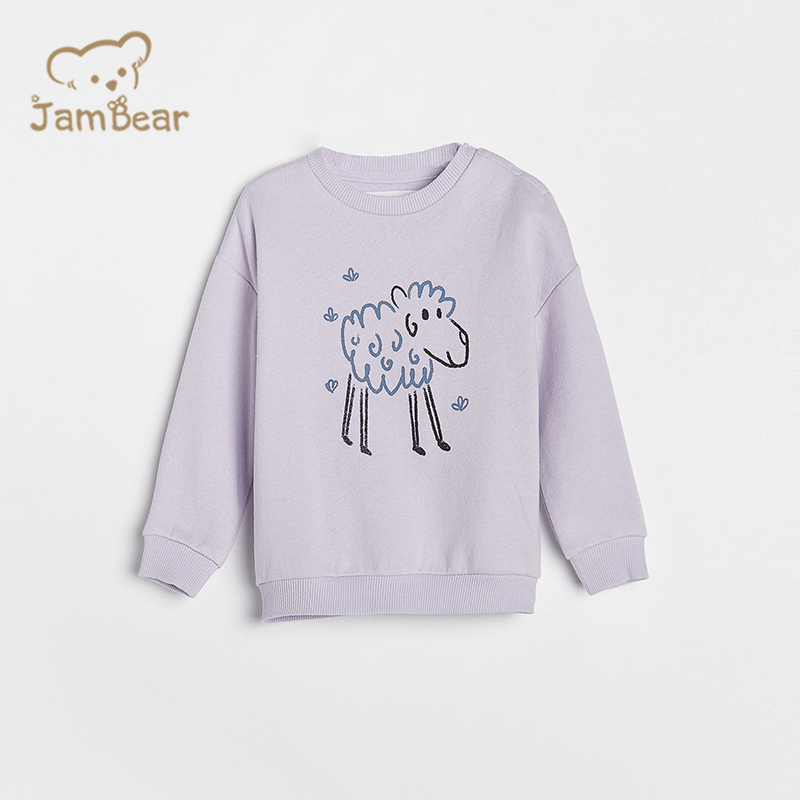 Organic bamboo toddler sweatshirt eco friendly crewneck sweatshirt toddler long sleeve sustainable baby pullover