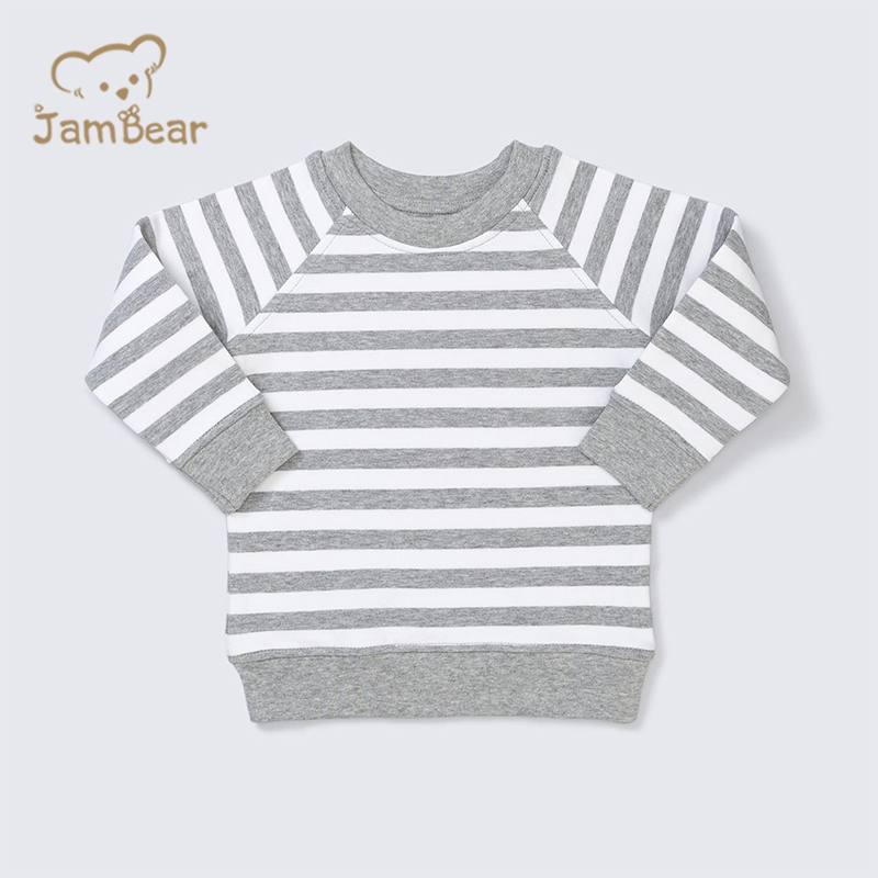 toddler pullover baby Crewneck Sweatshirt Sustainable Sweatshirts For Boys Organic Cotton Baby Sweatshirt organic toddler jumper