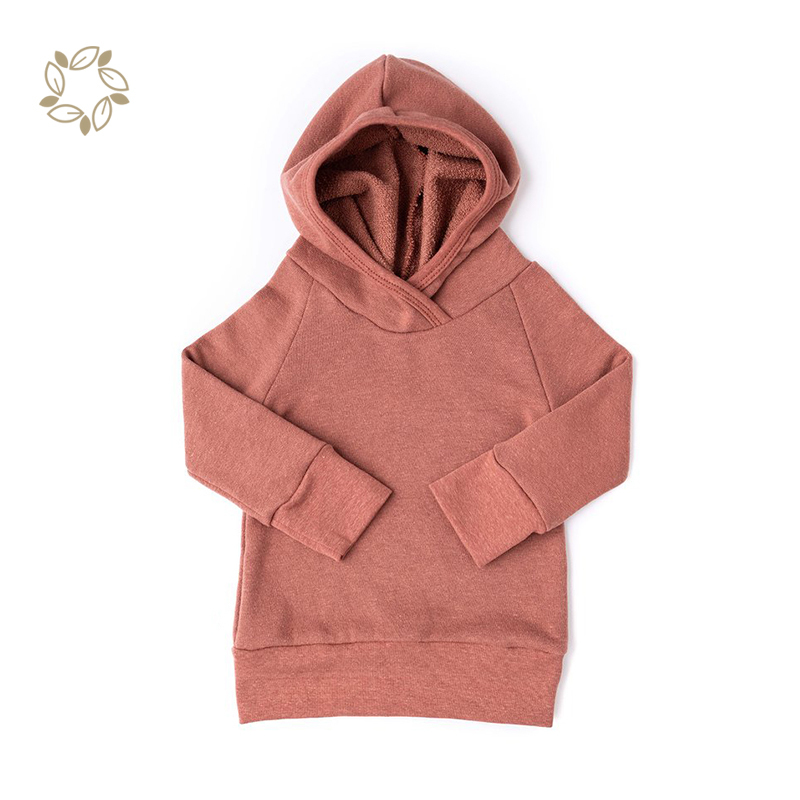 kids logo hoodie Organic Cotton children hoodies sweatshirts boys Sweat Sweater Blank Sustainable Hoodies Kids