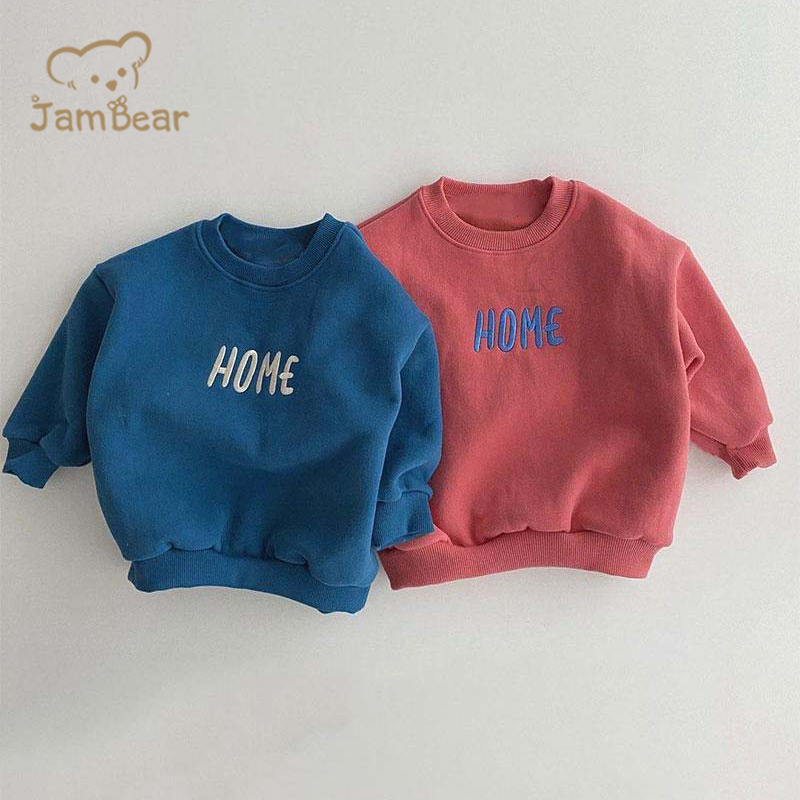 Sustainable Sweatsuit Infants Organic Cotton Baby Sweatshirt Set Eco-firendly Toddler Tracksuits