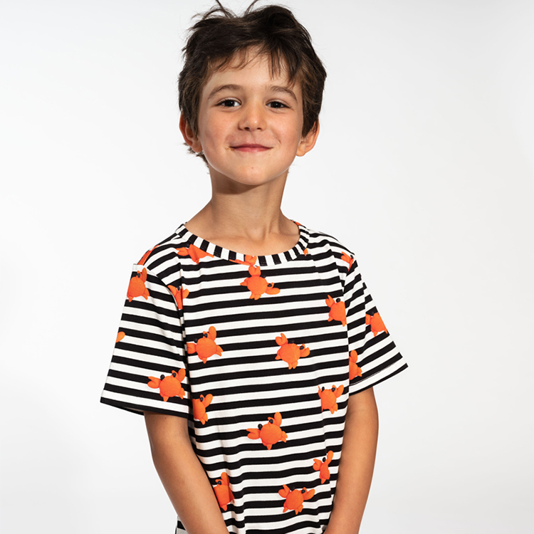 Kid T-shirt and Shorts Set Natural children boy shorts sets organic cotton Baby Tops and Pants Suit organic baby clothes