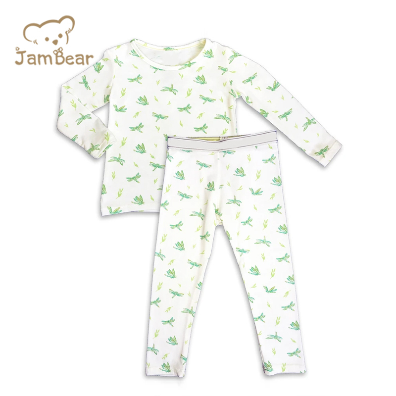Natural Children Pyjamas 100% Cotton Environmental Pjs For Kids Eco-friendly Children Pajamas