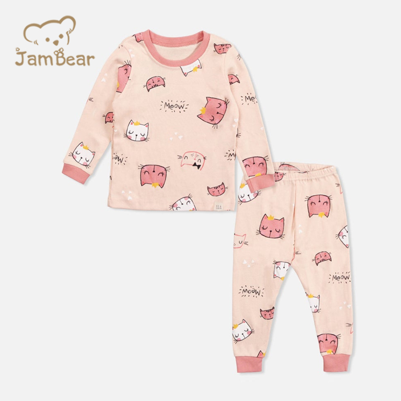 Organic Cotton Sleeping Pajamas For Kids Eco-friendly Children Pyjamas Sleep Wear Kids oem pajamas baby girls kids custom pajama