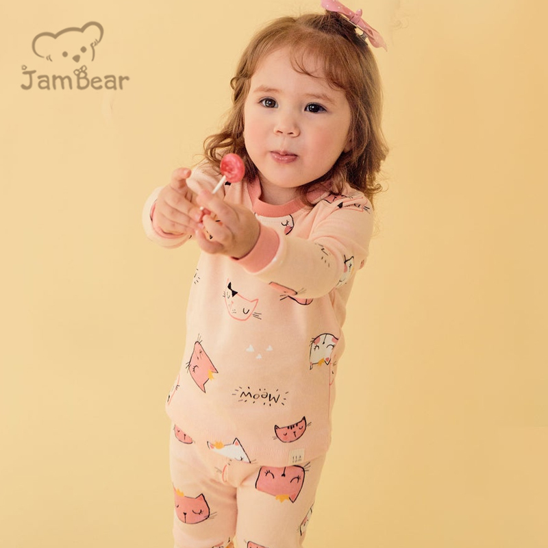 Organic Cotton Sleeping Pajamas For Kids Eco-friendly Children Pyjamas Sleep Wear Kids oem pajamas baby girls kids custom pajama