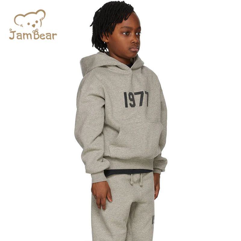 Organic cotton hoodies kids sustinable kids custom hoodie printed eco friendly children hoodie
