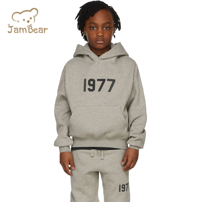 Organic cotton hoodies kids sustinable kids custom hoodie printed eco friendly children hoodie