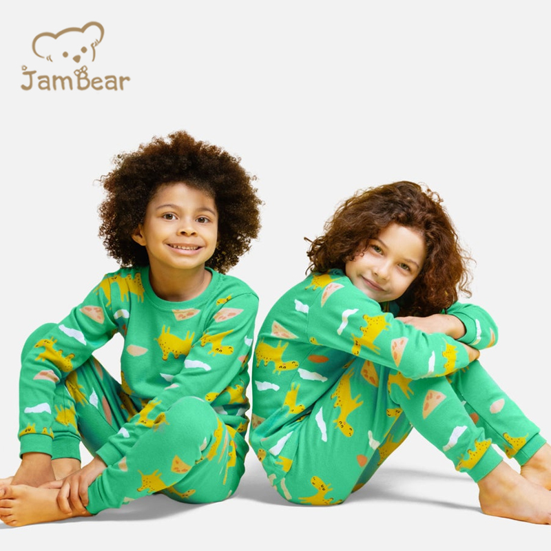 Bamboo Cotton Pajamas For Baby Environmental Bamboo Viscose Toddler Pajamas Eco-friendly Baby Pajamas