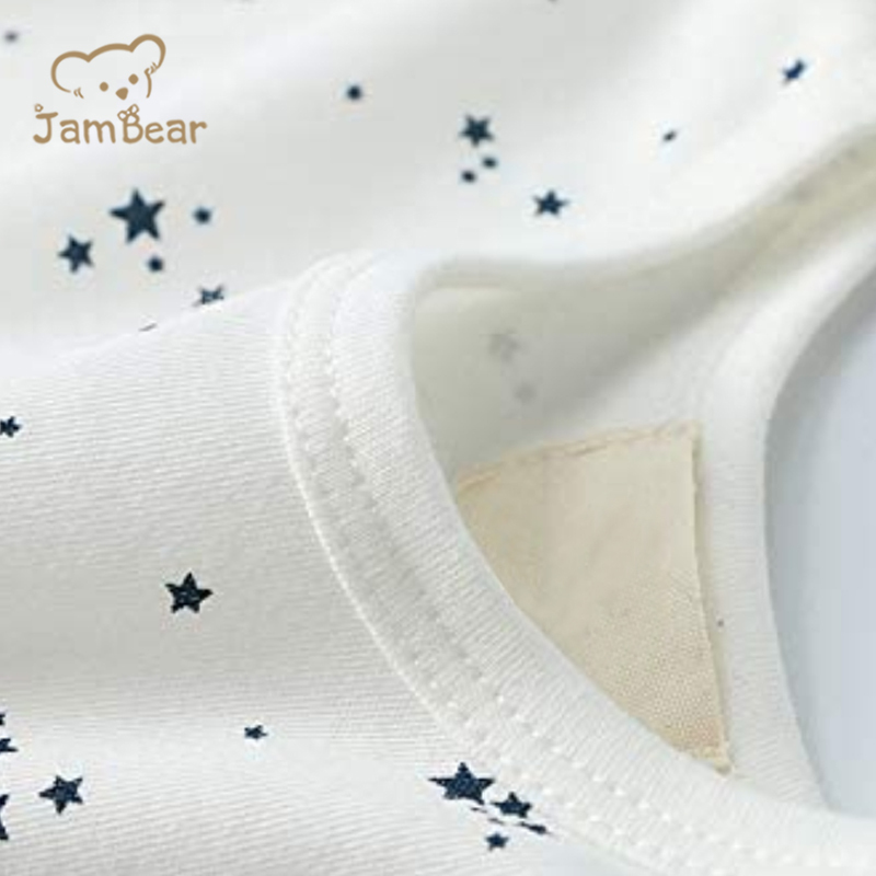 Bamboo Cotton Baby Pajamas Long Sleeve Environmental Bamboo Pajamas Print Eco-friendly Baby Pajamas Bamboo
