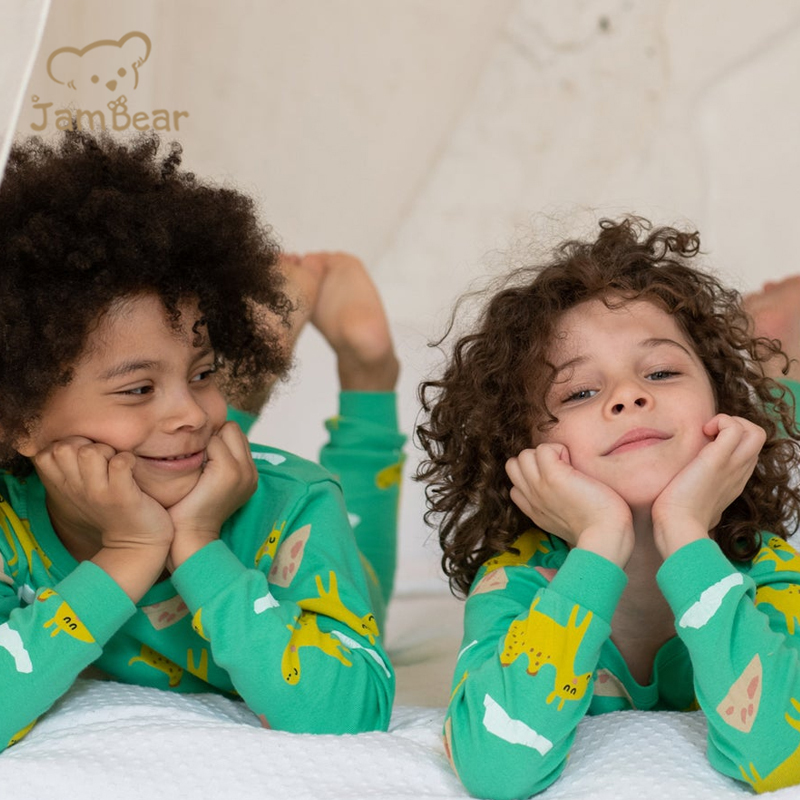 Bamboo Cotton Pajamas For Baby Environmental Bamboo Viscose Toddler Pajamas Eco-friendly Baby Pajamas