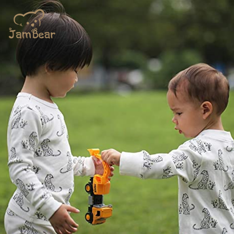 Bamboo Cotton Baby Pajamas Long Sleeve Environmental Bamboo Pajamas Print Eco-friendly Baby Pajamas Bamboo