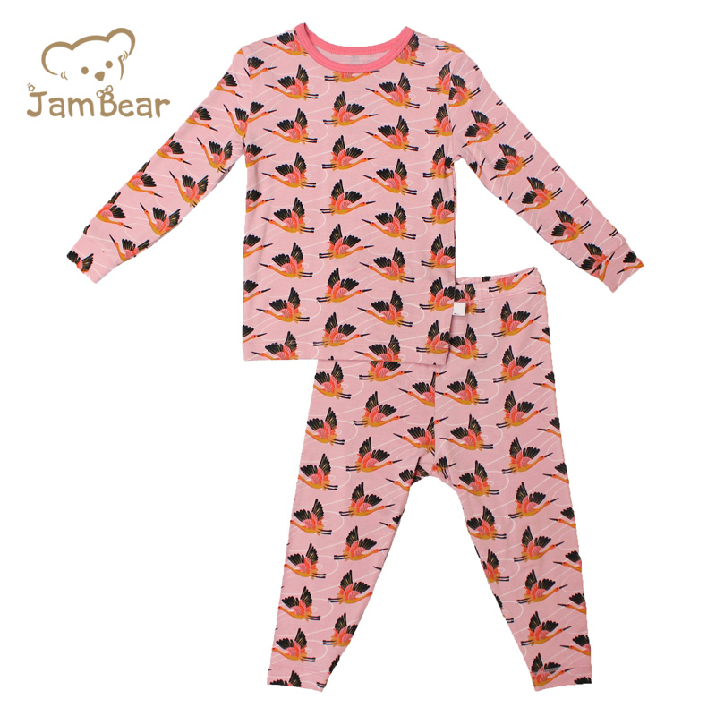 Bamboo baby pajamas childrens Loungewear organic childrens Loungewear eco-friendly infants jammies bamboo fiber pajamas kids