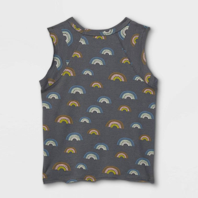 kid boy Sleeveless tshirts children Tank Top t shirts Sleeveless t-shirts organic cotton kids tee Eco friendly kids vest
