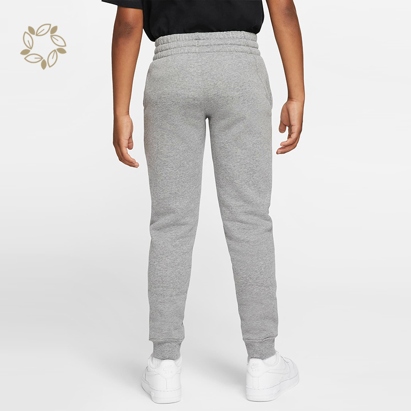 Organic bamboo child sweatpants eco friendly fleece kid joggers sustainable sweatpants for kids