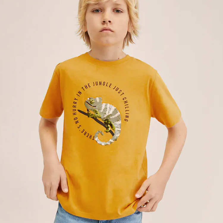 Kids t shirt Kids Organic Cotton TShirts Cotton printed T-shirt organic baby clothes short sleeve children t-shirt
