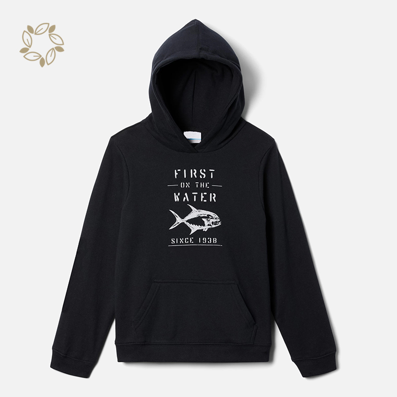 Organic bamboo kid boys hoodie sustainable kids hoodies custom printing eco friendly child hoodie