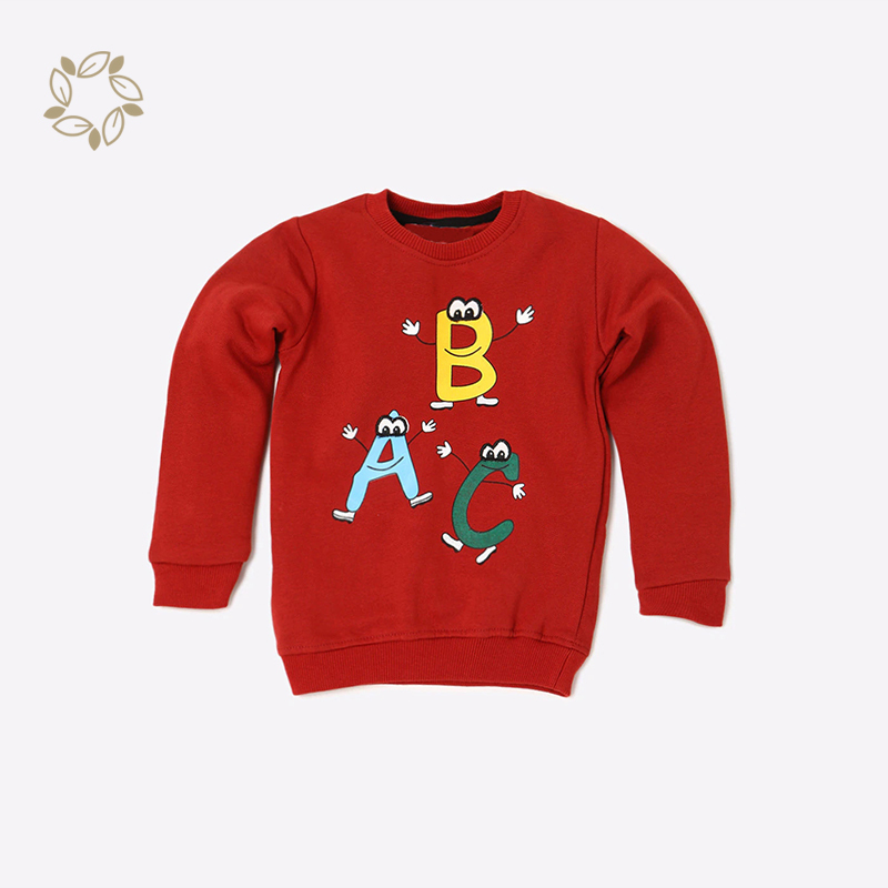 100% Organic cotton baby crewneck and joggers sustainable baby jogger set fleece eco friendly baby sweatsuit