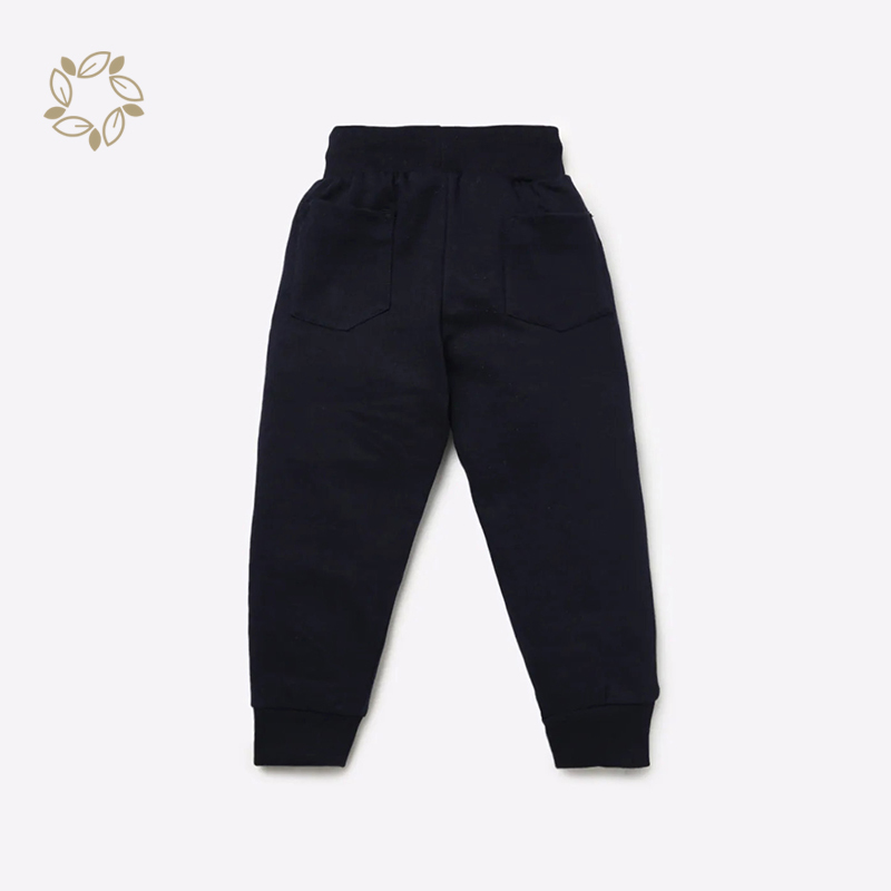 Organic bamboo toddler sweatshirt set printed eco friendly toddler joggers sets sustainable baby sweatshirt set