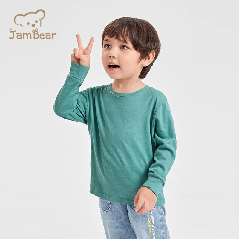 Eco-friendly Organic Baby T Shirt Bamboo Cotton Infant T Shirt Sustainable Plain Tshirts For Boys