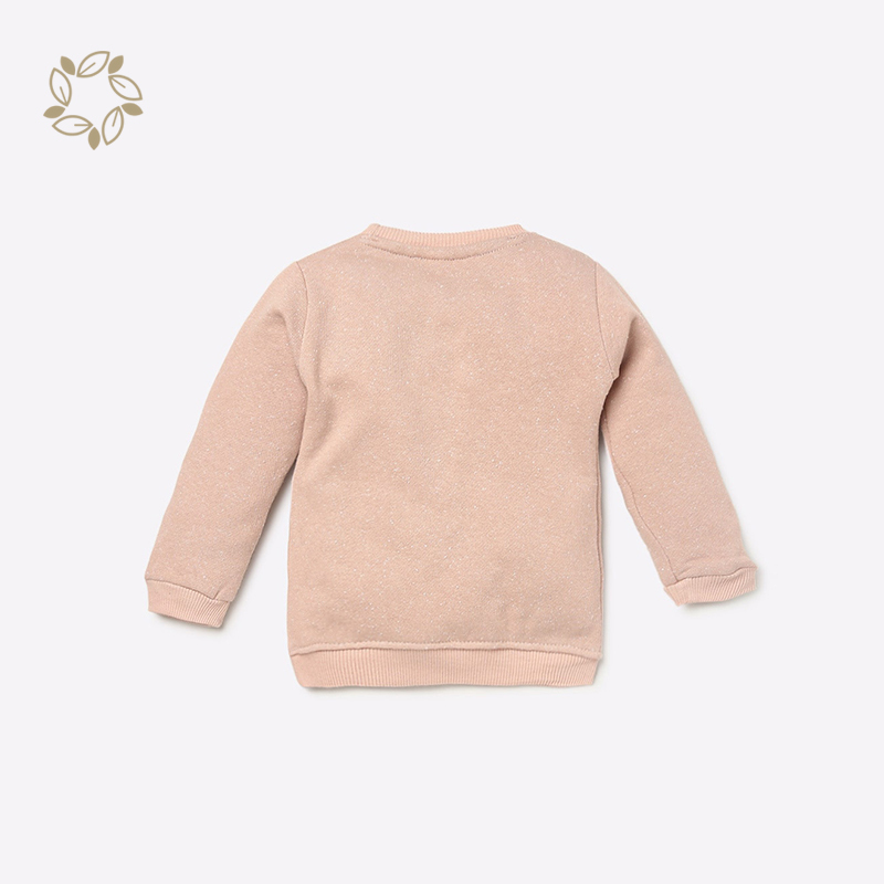 100% Organic cotton baby crewneck and joggers sustainable baby jogger set fleece eco friendly baby sweatsuit