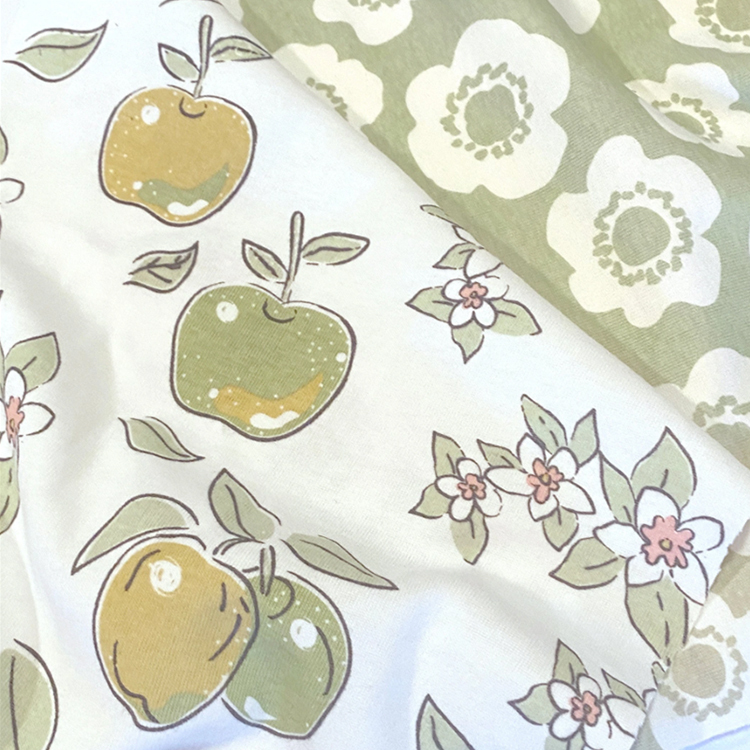 100% GOTS cotton baby rompers toddler zip sleeper organic cotton Baby Girl Floral Romper baby zip sleepsuit