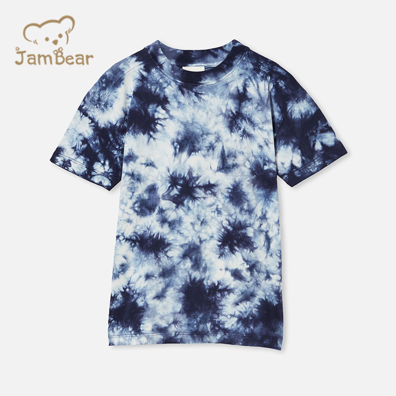 Organic cotton kids tee shirt tie dye tshirt kids sustainable t shirt kids eco friendly