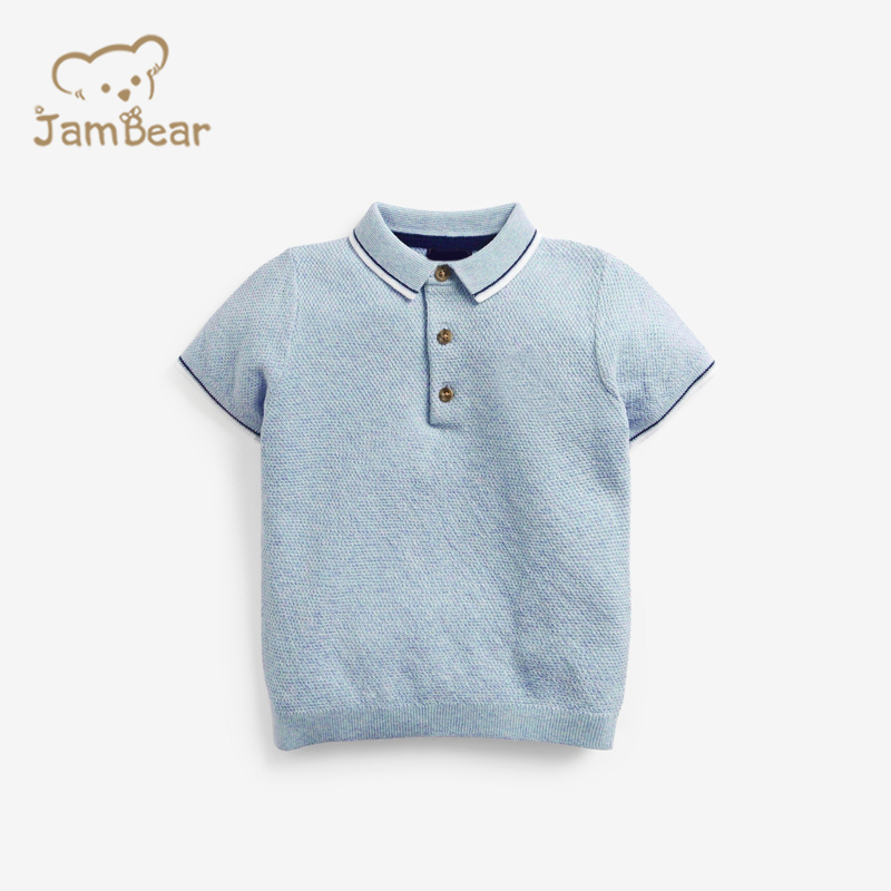 Sustainable kids polo shirt organic cotton polo shirts for kids eco friendly children polo t shirt