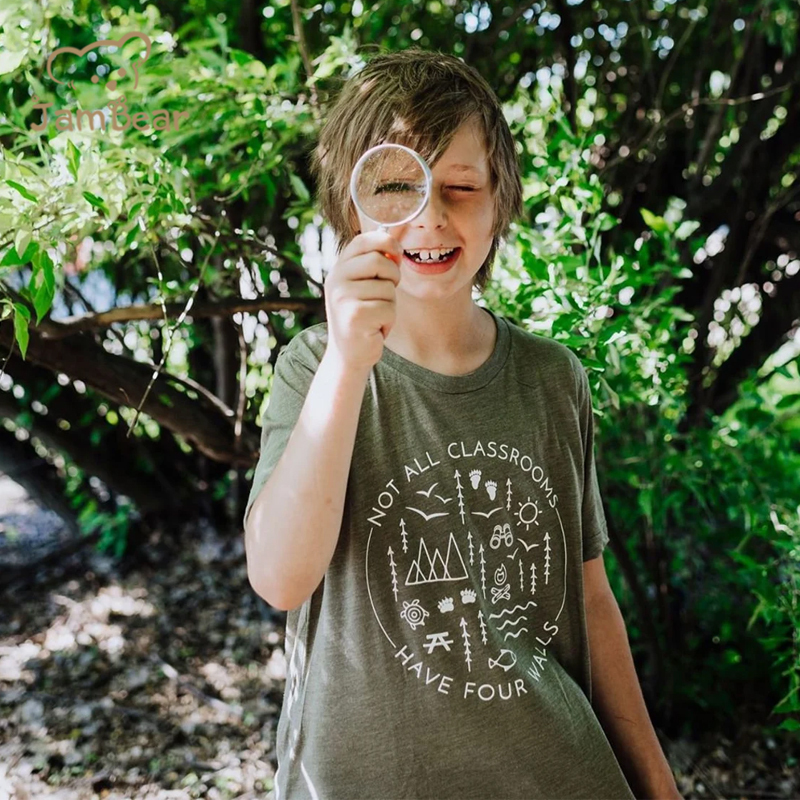 Sustainable toddler boys t-shirts eco friendly t-shirts toddler organic cotton baby print t-shirts