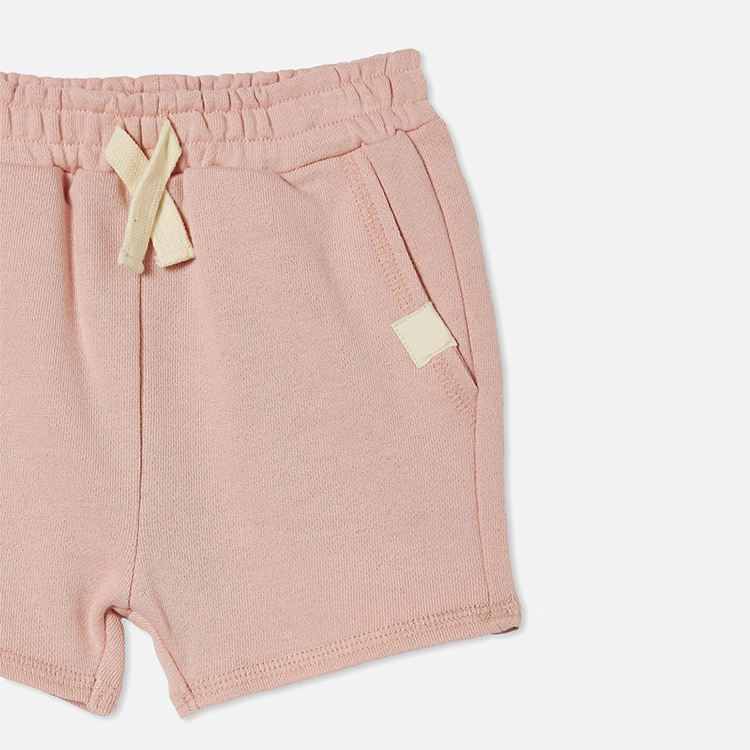 Organic Fleece toddler Shorts organic cotton children short sweatpants Sustainable baby girl shorts