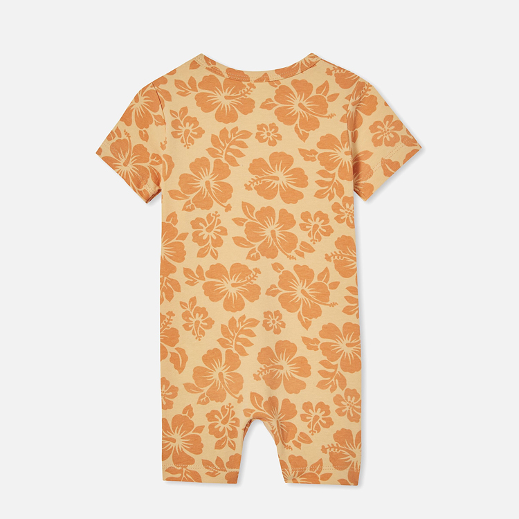 Short sleeves baby rompers organic cotton baby jumpsuit Sustainable toddler onesie baby short sleeve bodysuit