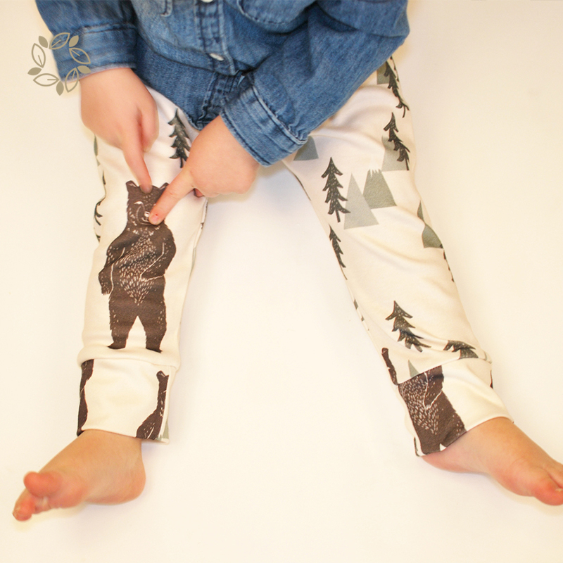 Sustainable organic cotton interlock baby pants GOTS eco friendly interlock baby joggers baby Harem Pants