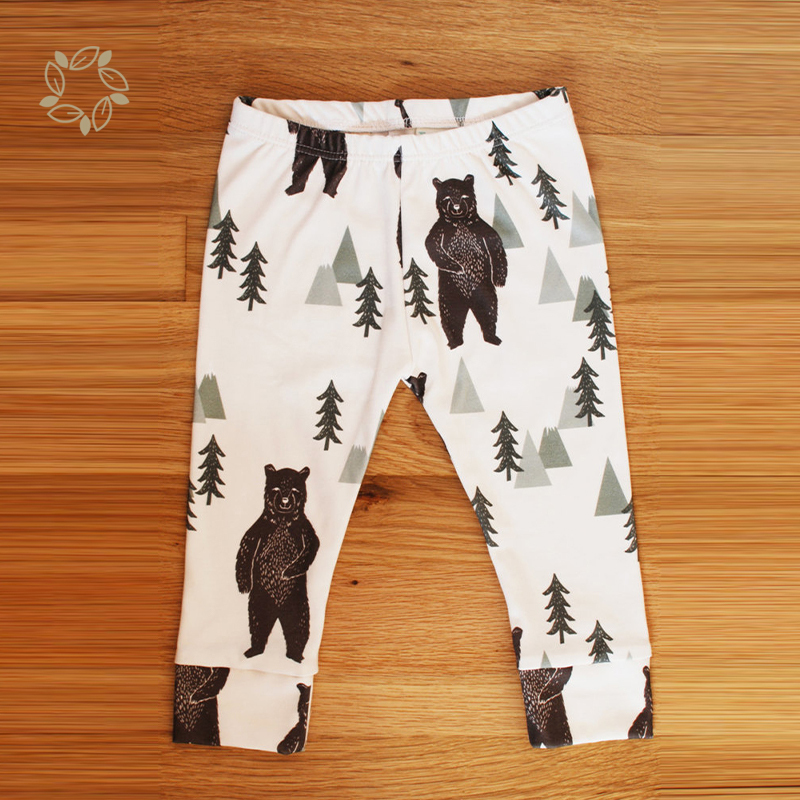 Sustainable organic cotton interlock baby pants GOTS eco friendly interlock baby joggers baby Harem Pants