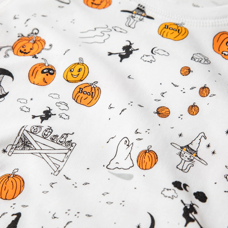 Toddler Halloween Pajamas children halloween jammies kids Loungewear organic cotton kids pyjamas pjs for kid
