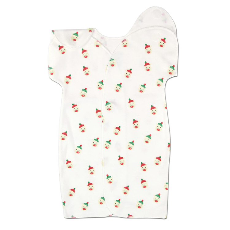 NICU night gown custom knotted gown for Preemie Eco-friendly premature baby gown organic cotton premature baby clothes