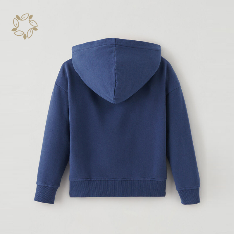 Organic bamboo kids hoodie sustainable printing child pullover eco friendly toddler sweater kid boys hoodie