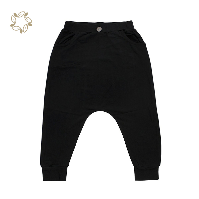 Organic bamboo baby broek eco friendly newborn broek trousers sustainable baby Harem Pants baby broek newborn pants
