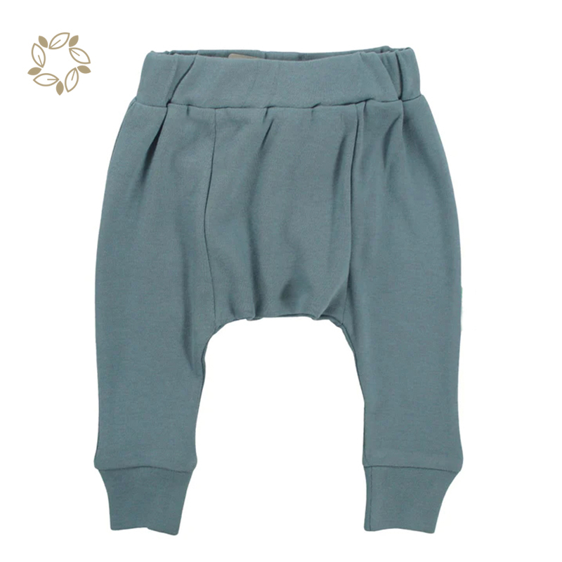 Sustainable newborn broek pants organic cotton baby Harem Pants eco friendly toddler Harem trousers baby broek