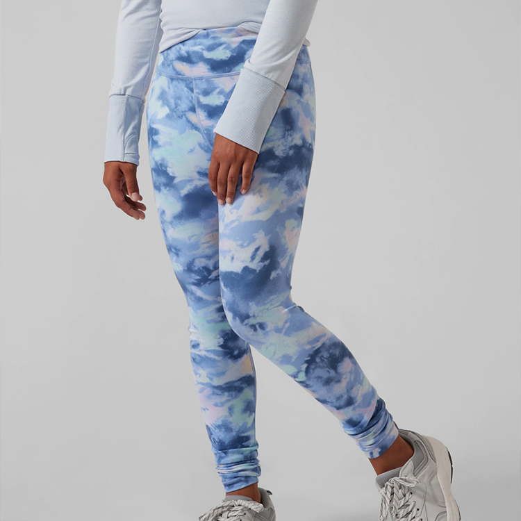 Eco friendly organic leggings Bamboo spandex baby leggings pants children Joggers Tie dye kids leggings