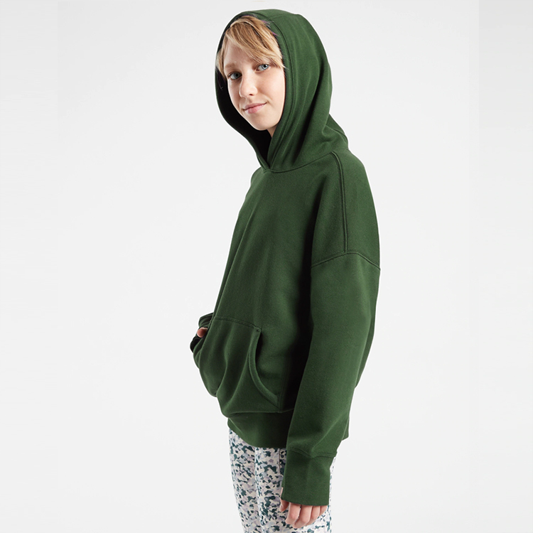 organic cotton baby tracksuits sustainable kids hoodies girls baby hoodie with pocket Eco friendly Children sweatshirt Hooded