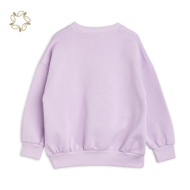 100% organic cotton crewneck sustainable fernch terry baby sweatshirt eco friendly toddler pullover crewneck