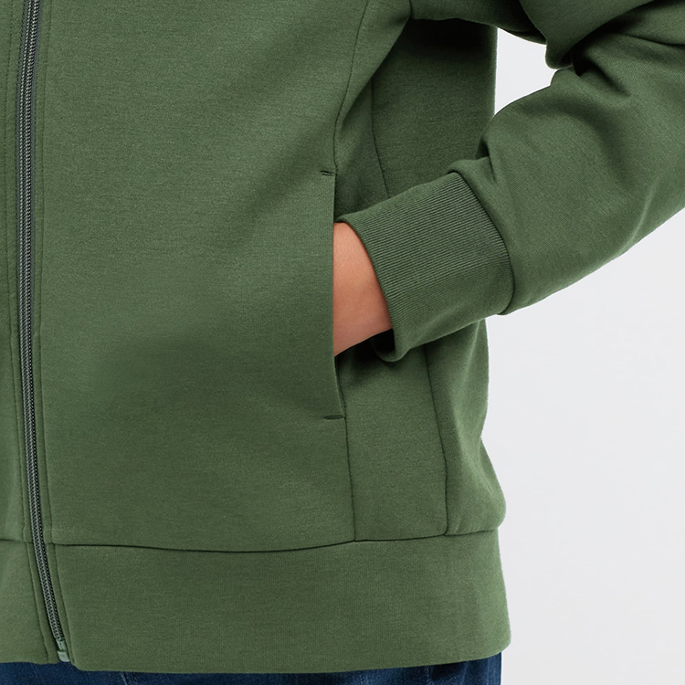 Children' Full Zip Hoodie Eco-friendly Kids cardigan with hoodie Organic cotton Hooded Sweatshirt Jacket