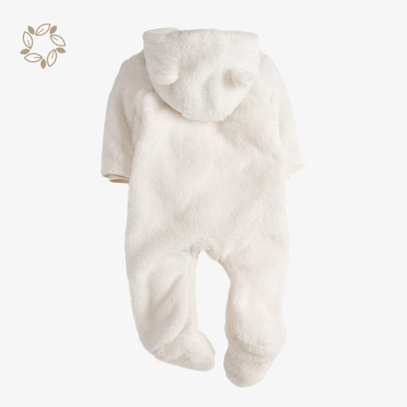 100% polyester baby lambswool Jumpsuit eco friendly newborn winter romper sustainable infant wool romper