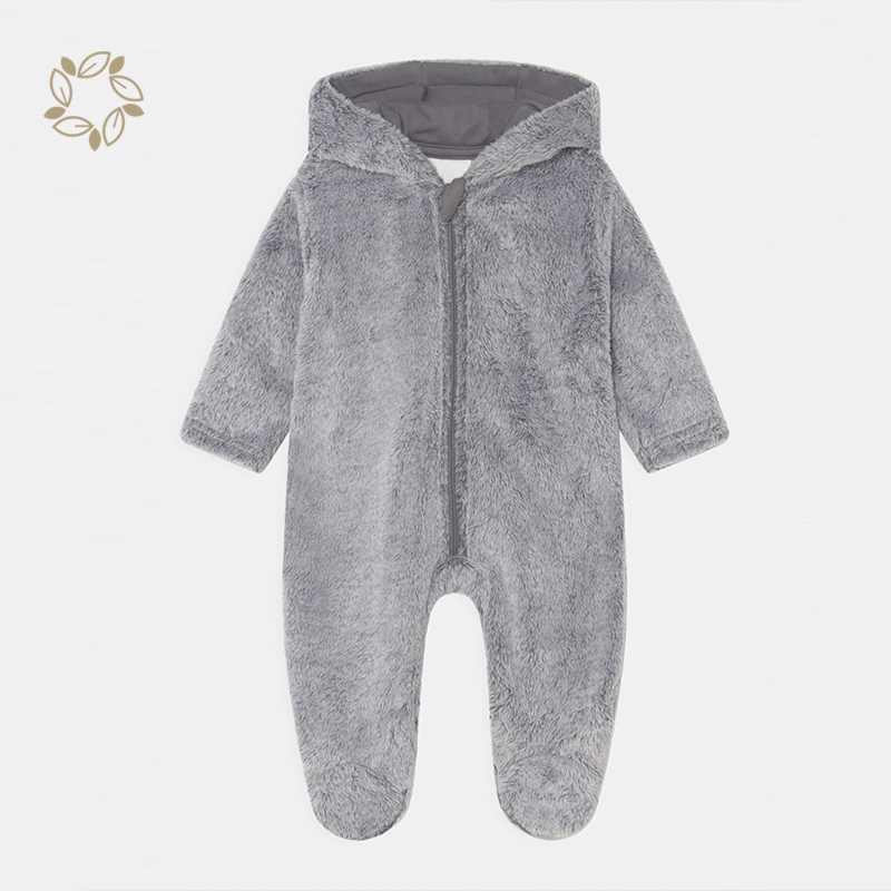 Newborn winter romper sustainable baby lambswool Jumpsuit 100% polyester infant wool romper eco friendly babi jumpsuit