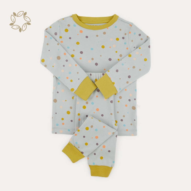 Organic cotton toddler boys sleepwear sustainable enfant pyjama eco friendly jersey toddler sleepsuit