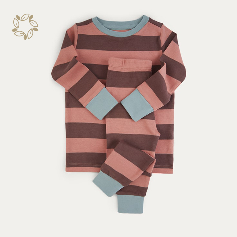 Children bamboo cotton pyjamas sustainable children's pajamas wholesale eco friendly custom kids bamboo pjs