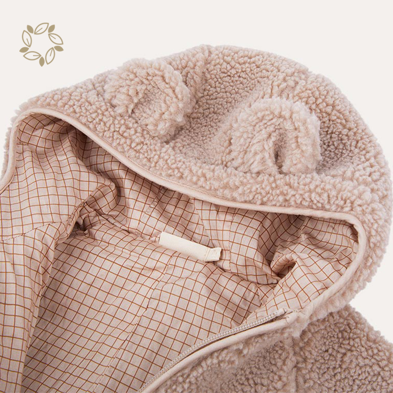 Baby Fleece Suit sustainable baby fleece romper eco friendly winter newborn baby 2 way zipper onesie thermal onesie for toddlers