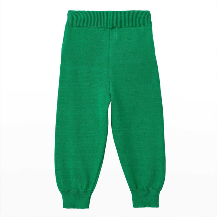 Kid's Organic Cotton Knit Joggers Eco-friendly boys' bottoms Organic Cotton children pants Sustainable joggers with pockets