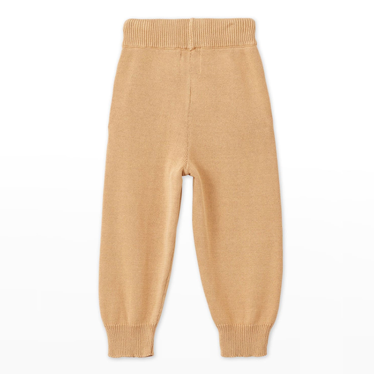 Kid's Organic Cotton Knit Joggers Eco-friendly boys' bottoms Organic Cotton children pants Sustainable joggers with pockets