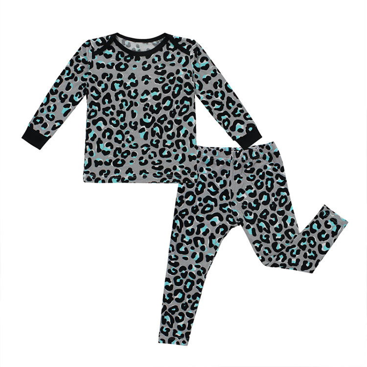 Kids pajamas set children bamboo pyjamas Eco-friendly lounge toddler sets sustainable kid Two-Piece set