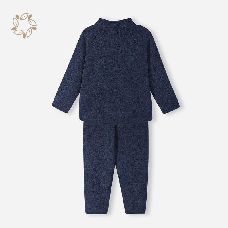 Sustainable fleece sweatshirt and pants organic cotton toddler zipped pullover and sweatpants toddler 2 piece clothes